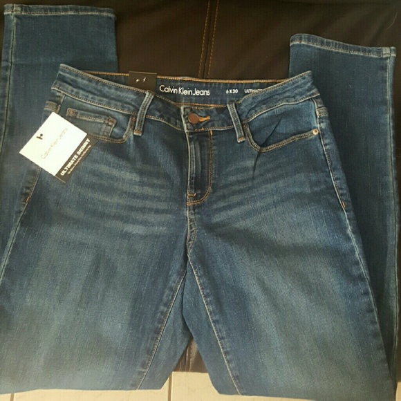 CALVIN KLEIN ULTIMATE SKINNY JEANS 6X30