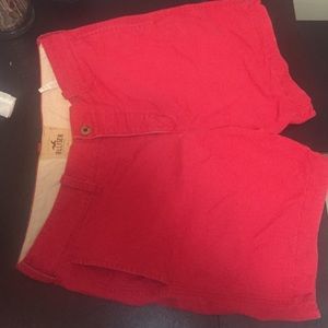 Red Hollister Shorts size 32