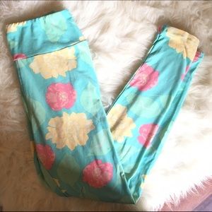Lularoe OS Floral Leggings