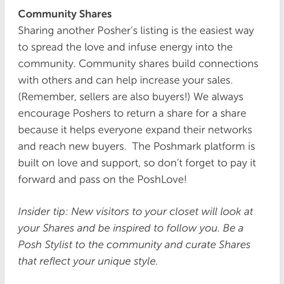 🌸For New Poshers: Sharing, acronyms and tips!!🌺 - Picture 7 of 10