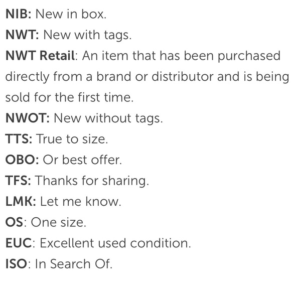 🌸For New Poshers: Sharing, acronyms and tips!!🌺 - Picture 10 of 10