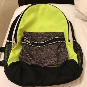 Pink Victoria's Secret back pack