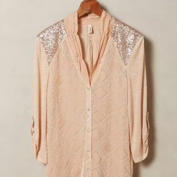 NWOT Anthropologie Leighton Buttondown by Tiny - Picture 3 of 8