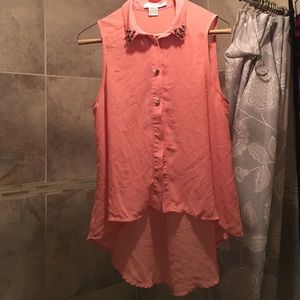Peach blouse