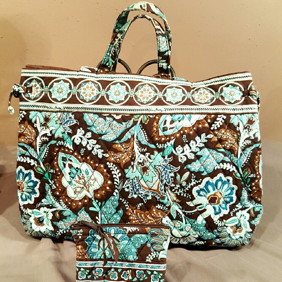 VERA BRADLEY JAVA BLUE ('06-'10) PURSES & WALLETS - Picture 3 of 4