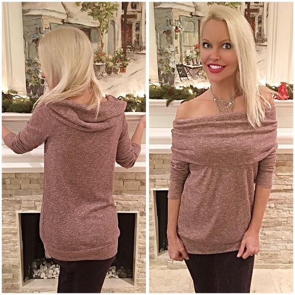 Ribbed 2 way warm sweater! Stunning! - Picture 3 of 3