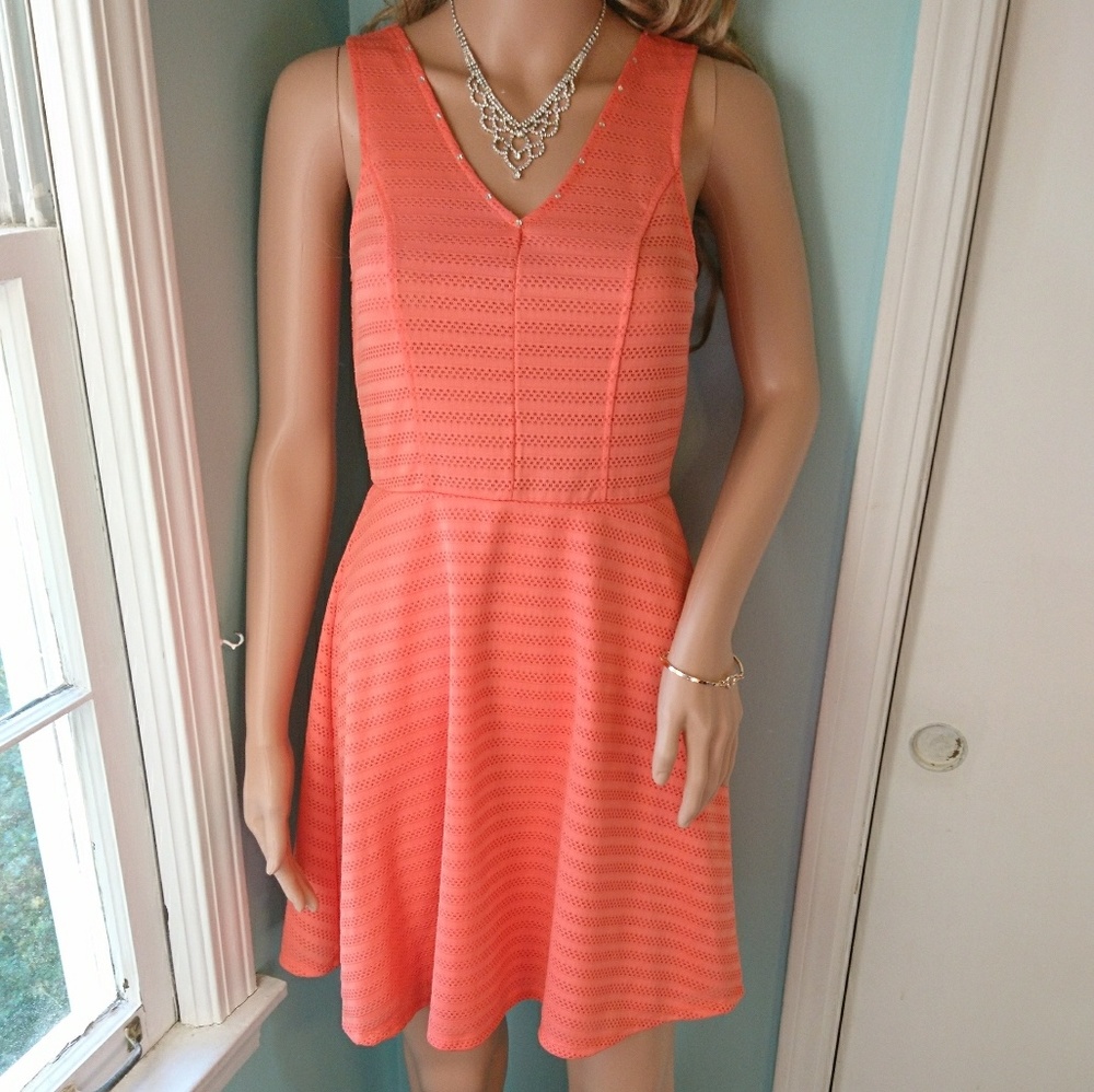 GLAM DOLL orange dress with Swarovski