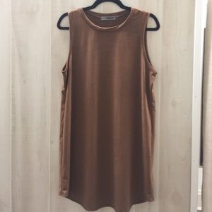 Faux Suede Shift style dress/tunic