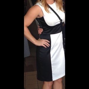 Black and white dress