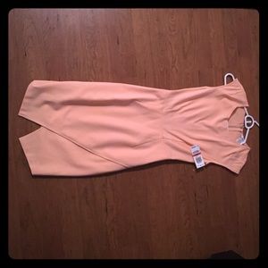 Bar III xs peach dress with wrap front!