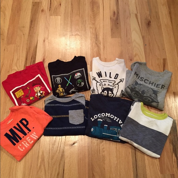 3T Bundle of various long sleeve shirts