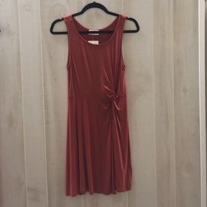 Tank style side knot dress