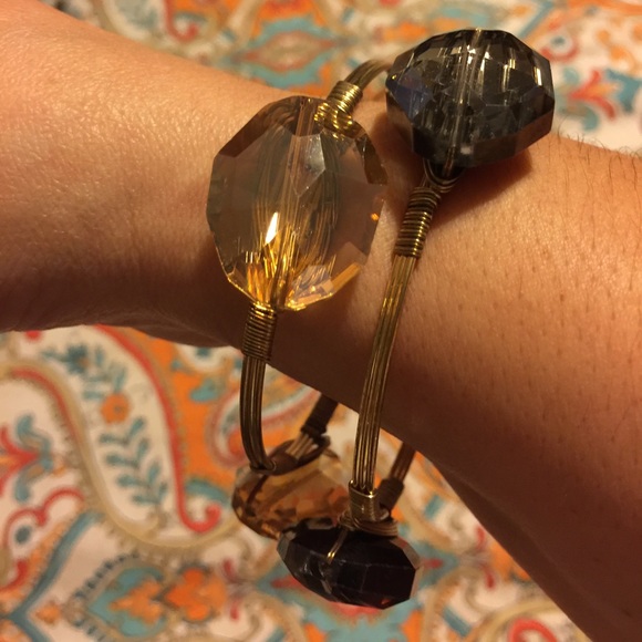 ✨2 sparkly bourbon and bowtie inspired bracelets