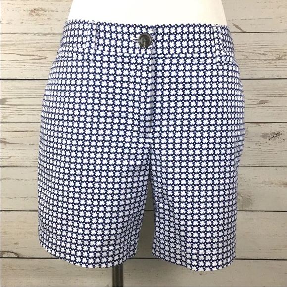 Lands' End Pants - LANDS END Blue & White Short