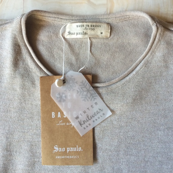 🎉Sale🎁🎈Knit Beige side zippers Sweater! - Picture 2 of 4