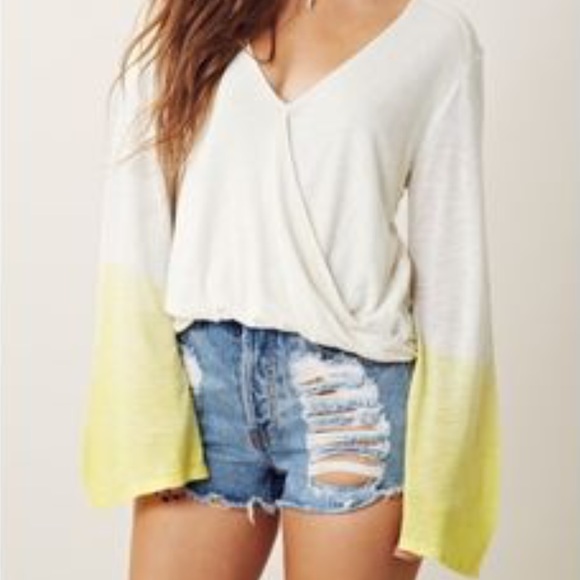 Blue Life Haley tie dye sleeve blouse