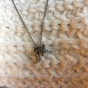Closet Closing 3-01 Star and Moon Necklace