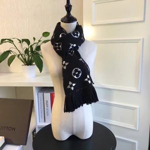 LOGOMANIA SHINE SCARF BL