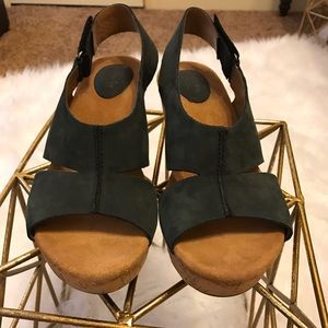 Clarks Helio Float Wedge heels