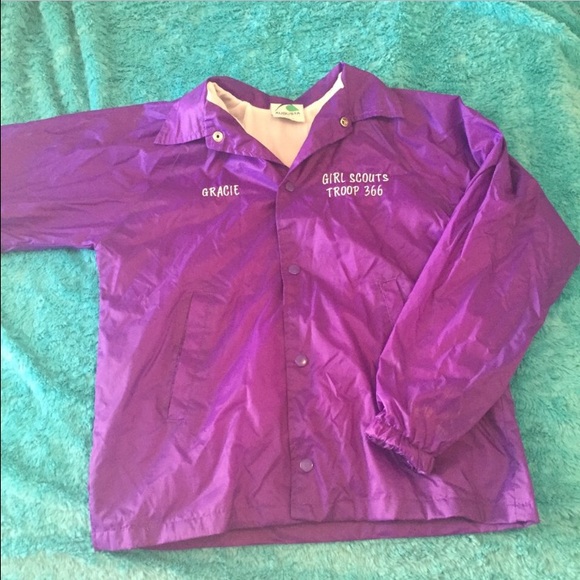 Purple windbreaker