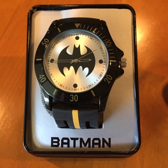 Batman Other - Batman Watch with Black and White Logo/New