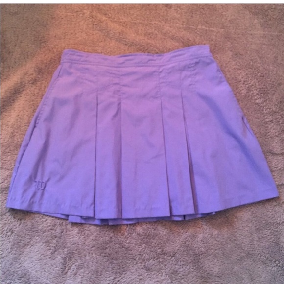 Purple tennis skirt