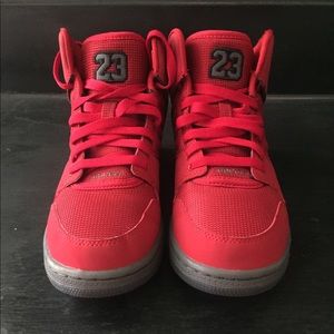 Red Nike Jordan's