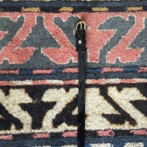 J.Crew black patent leather belt