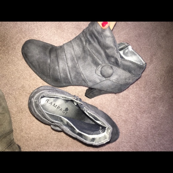 Gray booties - Picture 2 of 2