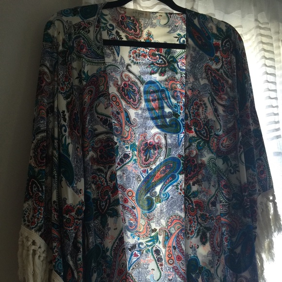 Umgee floral print kimono