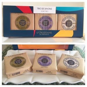 🚫SOLD🚫L'Occitane Extra Gentle Soap Trio