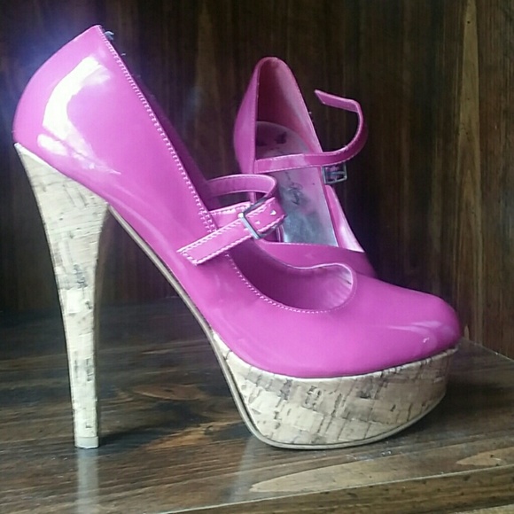 Pink heels