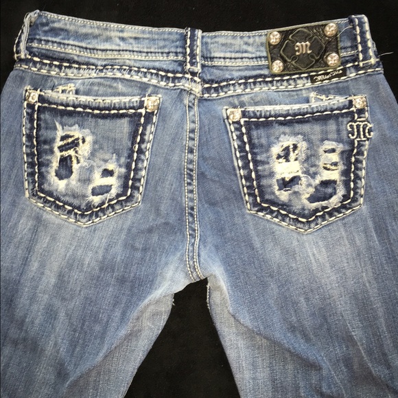 Used Miss me's Boot cut jeans 31x29