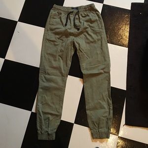 American eagle Olive green joggers