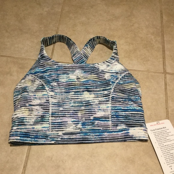 1 LEFT! NWT Lululemon Pure Practice Bra - Picture 2 of 4