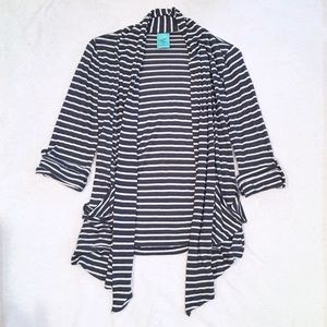 Sweaters - Striped Cardigan Sweaters - Striped Cardigan