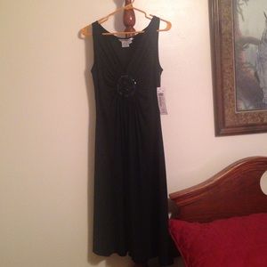 Size 8. Maggy London. NWT. Black dress.