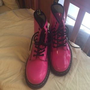 Hot Pink Doc Martens Size 6