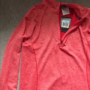 Nike pink 1/4 Dri Fit Zip up