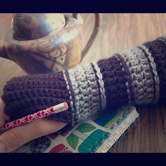 Womens crochet fingerless mittens