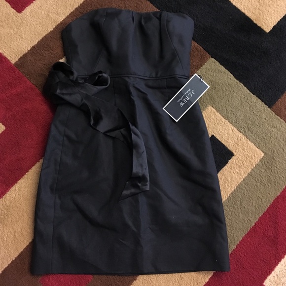 Petite Lacey dress in cotton cady, black - Picture 3 of 4