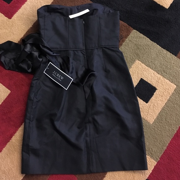 Petite Lacey dress in cotton cady, black - Picture 4 of 4