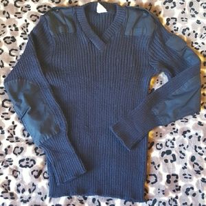 Vintage British Police Wool Sweater