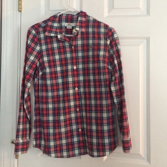 Vineyard Vines holiday button down