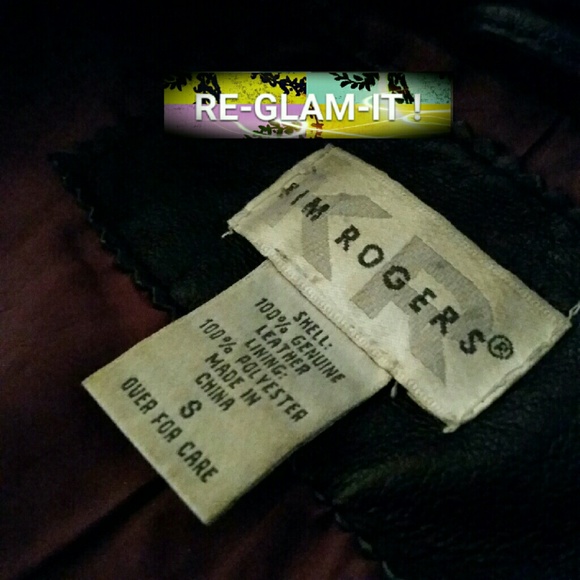 KIM ROGERS.....100%.GENUINE LEATHER JACKET - Picture 4 of 4