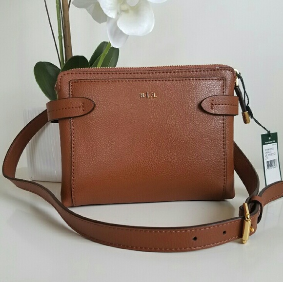 Ralph Lauren Double RL Handbags - Lauren Ralph Lauren Crawley Double Zip Crossbody