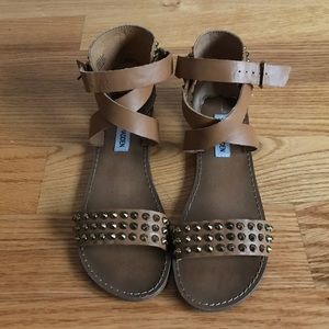 Steve Madden golden studded sandals