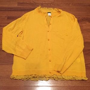 Jcrew sweater with frills