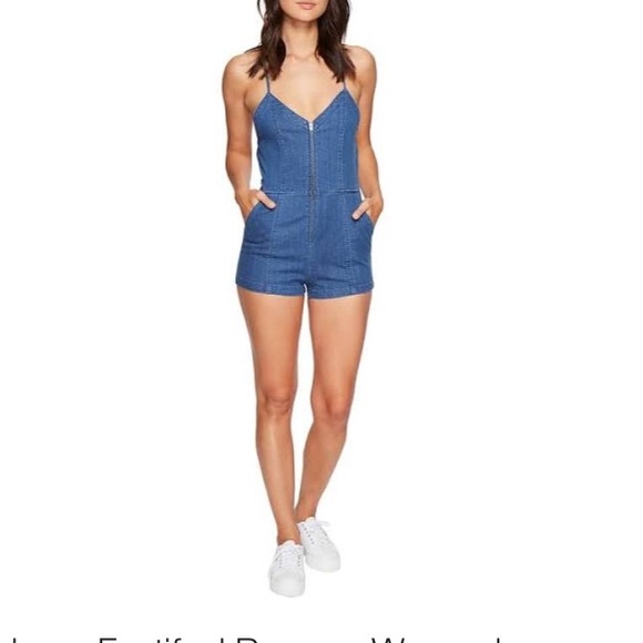 Jean romper - Picture 1 of 3