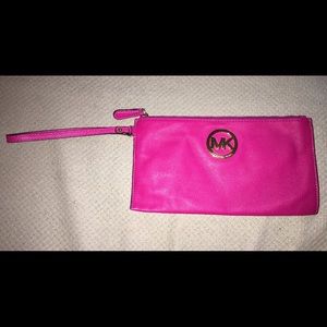MK oversized wristlet